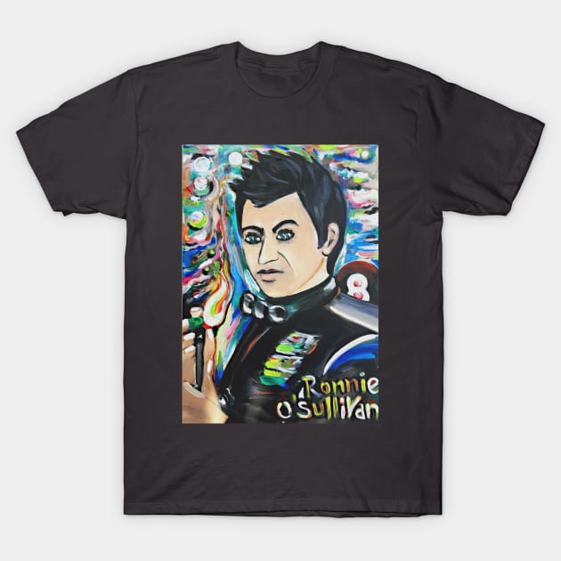 Snooker player Ronnie O'Sullivan T-Shirt by dobriarto